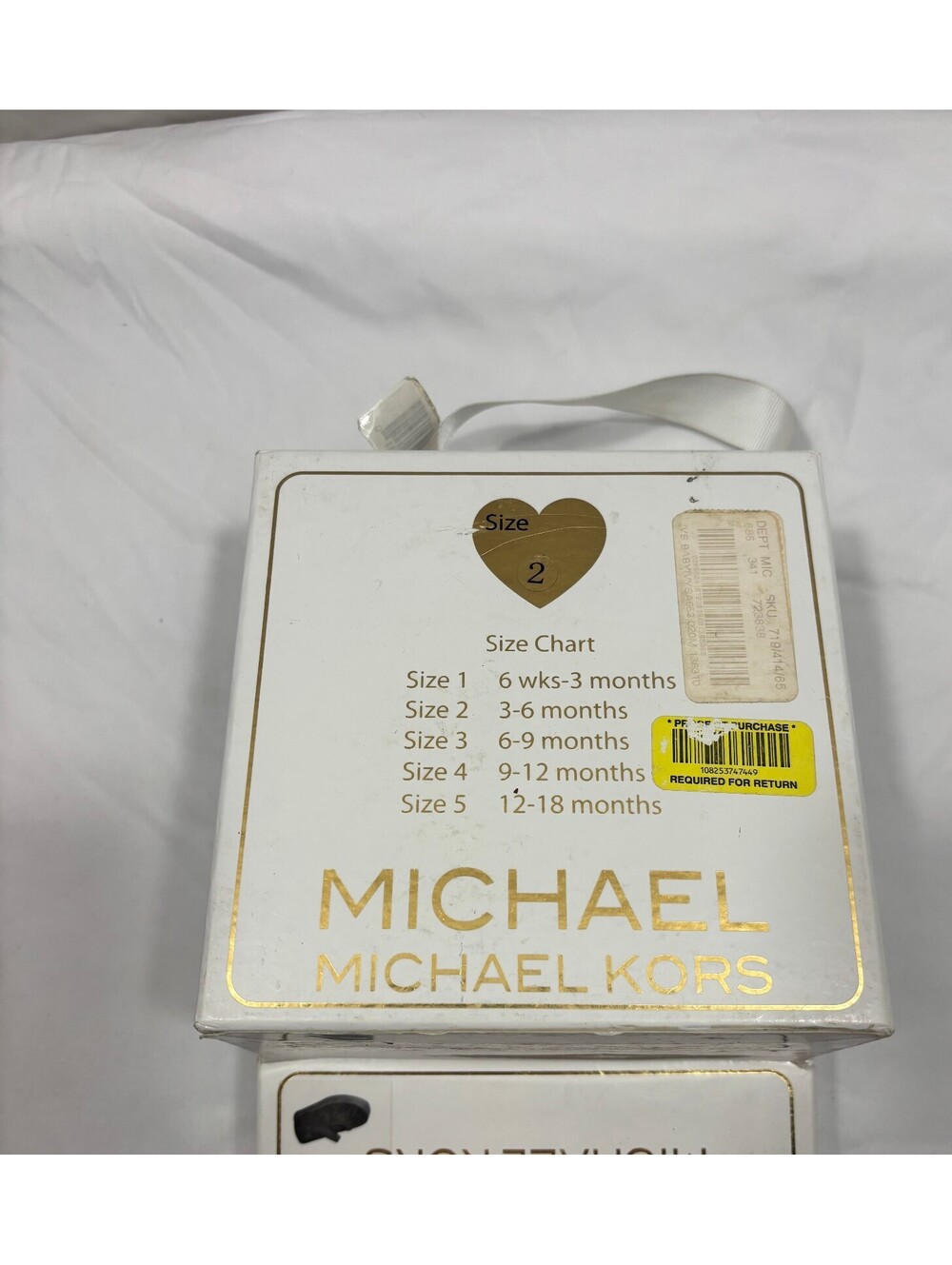 Michael Kors Baby Girls Pink Logo Mary Jane Shoes Size 2 (3-6 Months) - Picture 4 of 4